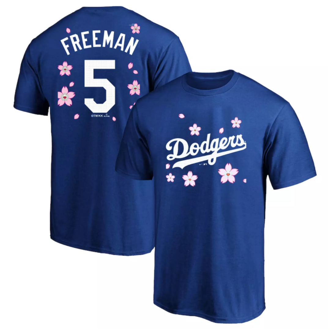 Men Los Angeles Dodgers #5 Freeman blue MLB 2025 Tshirt style 9